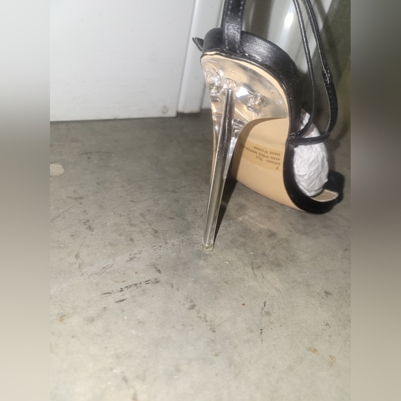 Square Toe Lace Up Heel - Picture 6 of 7